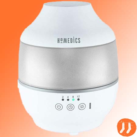 HoMedics Total Comfort humidifier with 360 nozzles, microfine cold mist
