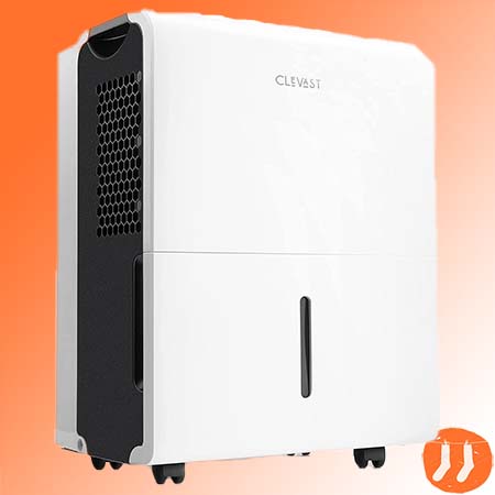 CLEVAST 3,000 square-foot Energy Star 35 pint dehumidifier with reusable air filter