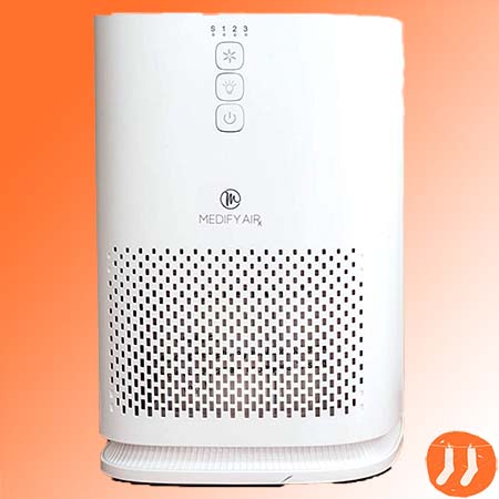 Medify MA-14 air purifier with H13 True HEPA filter and covering area