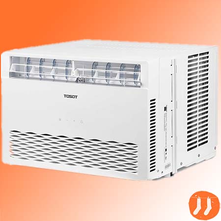 TOSOT 12,000 BTU window air conditioner with remote control, Energy Star cools rooms up to 550 square feet